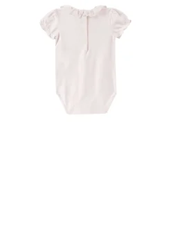 Body mit Bubikragen Rosé