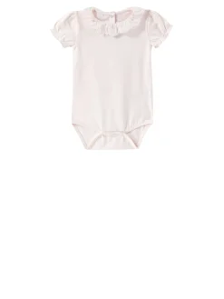 Body mit Bubikragen Rosé