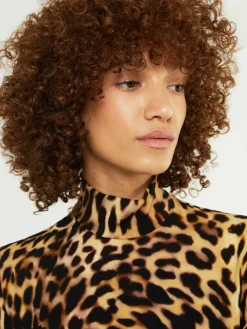 Body mit Leopardenprint Multi