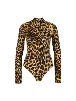 Body mit Leopardenprint Multi