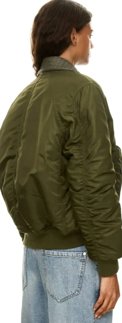 Bomberjacke aus wattiertem Nylon Shrub
