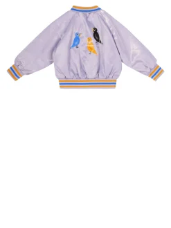 Bomberjacke in Flieder