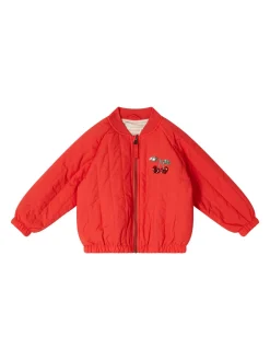 Bomberjacke 'Juno Sequin' mit Pailletten Rot
