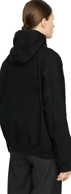 Bomberjacke 'Sacai x Carhartt Wip' mit Kapuze Schwarz