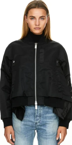 Bomberjacke Schwarz