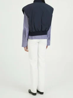 Bomber-Weste Marineblau