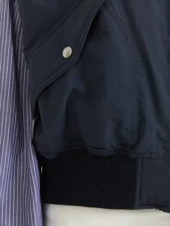 Bomber-Weste Marineblau