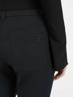 Bootcut-Hose 'Ellipse' Schwarz