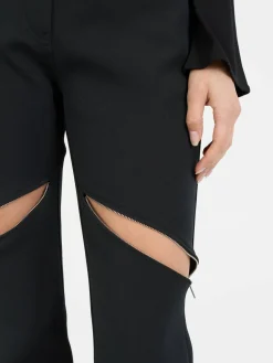 Bootcut-Hose 'Ellipse' Schwarz