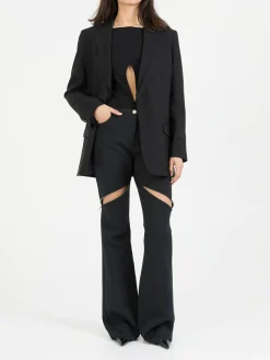 Bootcut-Hose 'Ellipse' Schwarz