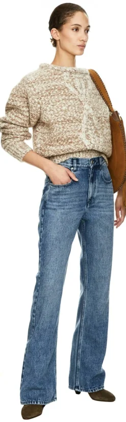 Boot-Cut Jeans 'Belvira' Blau