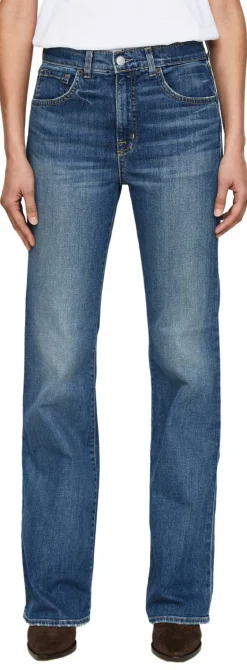 Bootcut Jeans 'Celia' Marineblau