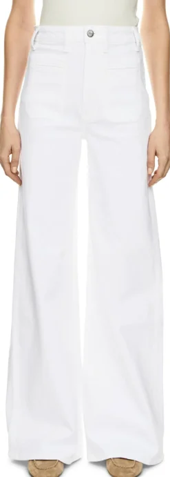 Boot-Cut Jeans 'Delmonico' Weiß