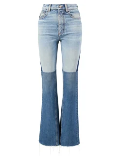Bootcut Jeans Mittelblau