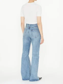 Bootcut-Jeans 'Roe' Blau