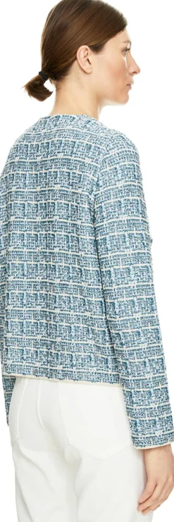 Bouclé Blazer Türkis
