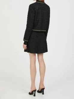 Boucle-Jacke Schwarz