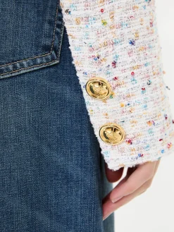 Bouclé-Jacke Multi