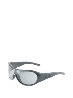 Breite Sonnenbrille Anthrazit