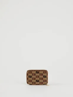 Brieftasche 'Zip Mini Wallet' Braun