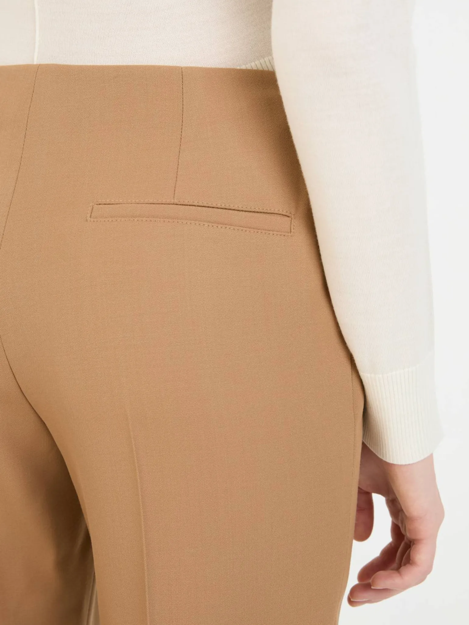 Broken-Heel Wollhose Braun