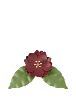 Brosche Paula's Ibiza 'Flower Pistil Pin' Bordeaux