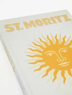 Buch 'St. Moritz Chic' Hellgrau
