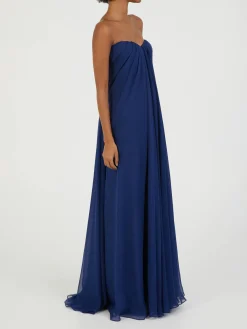 Bustierkleid Marineblau