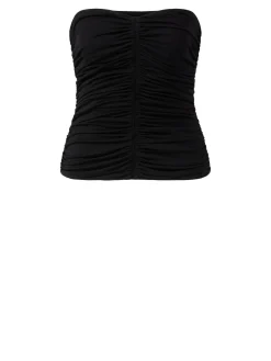 Bustier-Top Schwarz
