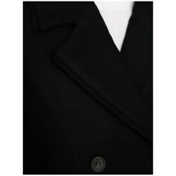 Cabanjacke aus Wolle und Cashmere Schwarz
