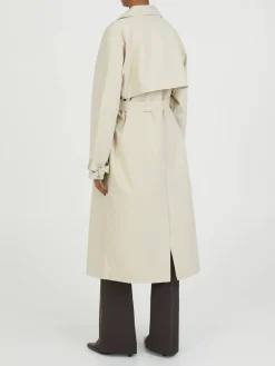 Canvas Trenchcoat 'Betty' Crème