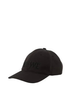 Cap mit LOEWE-Stickerei Schwarz