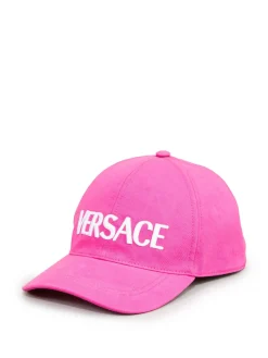 Cap mit Logo-Stickerei Pink