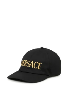 Cap mit Logo-Stickerei Schwarz