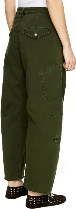 Cargohose 'Flight' mit Bundfalten Grün
