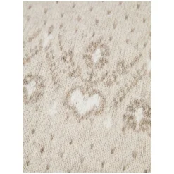 Cashmere-Balaklava 'Caspian' mit Fair-Isle-Muster Beige