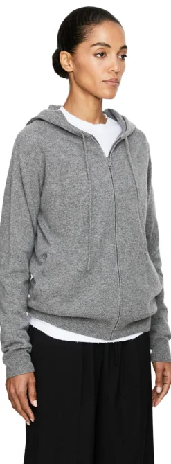 Cashmere-Hoodie 'Kawoa' Grau