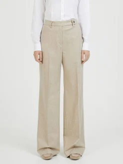Cashmere-Hose Beige