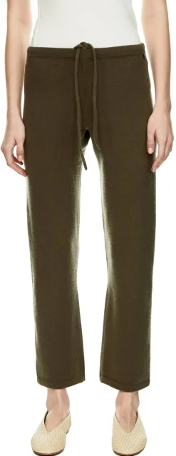 Cashmere-Hose 'n°461 Wander' Khaki