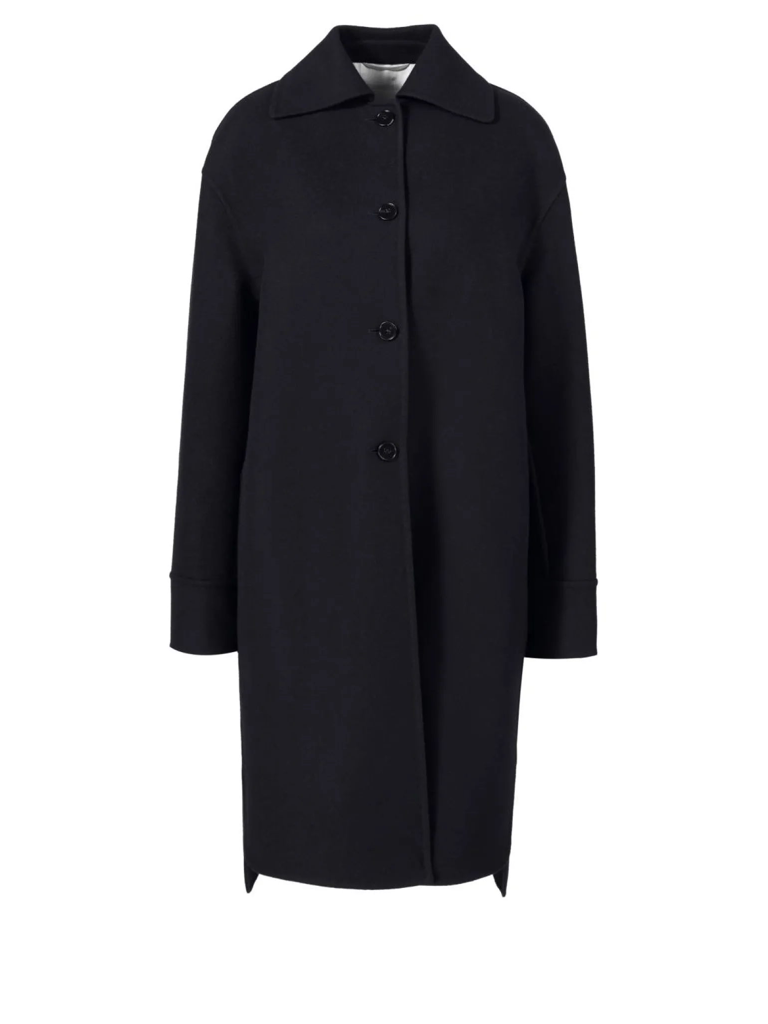 Cashmere-Mantel Marineblau
