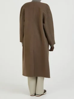 Cashmere-Mantel 'Prisheella' Braun