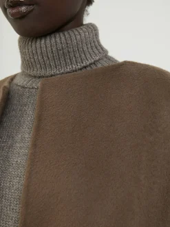 Cashmere-Mantel 'Prisheella' Braun