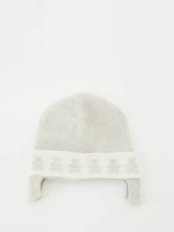 Cashmere-Mütze in Grau