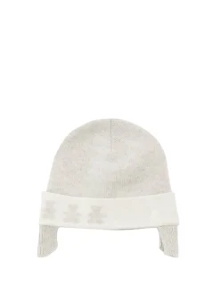 Cashmere-Mütze in Grau
