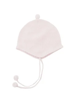 Cashmere-Mütze in Rosé