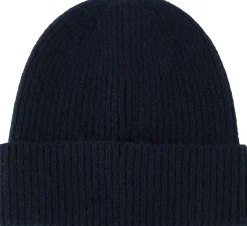 Cashmere-Mütze Marineblau
