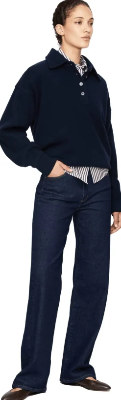 Cashmere-Pullover Marineblau