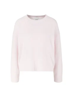 Cashmere-Pullover mit Rundhalsausschnitt Rosé