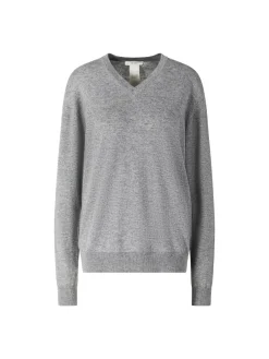 Cashmere-Pullover 'Nian' Grau