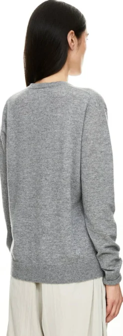 Cashmere-Pullover 'Nian' Grau